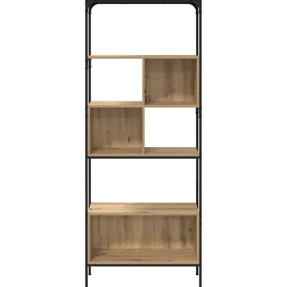 vidaXL Estantería Roble artesanal 76 x 33 x 188,5 cm Roble artisan Sale