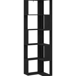 vidaXL Estantería 50 x 50 x 179 cm Roble negro