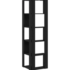 vidaXL Estantería 50 x 50 x 179 cm Roble negro