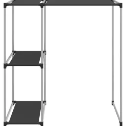 vidaXL Estantería sobre lavadora hierro 87x55x90,5 cm Negro Best