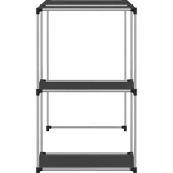 vidaXL Estantería sobre lavadora hierro 87x55x90,5 cm Negro Best