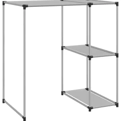 vidaXL Accesorios Para El Baño-Estantería sobre lavadora hierro 87x55x90,5 cm