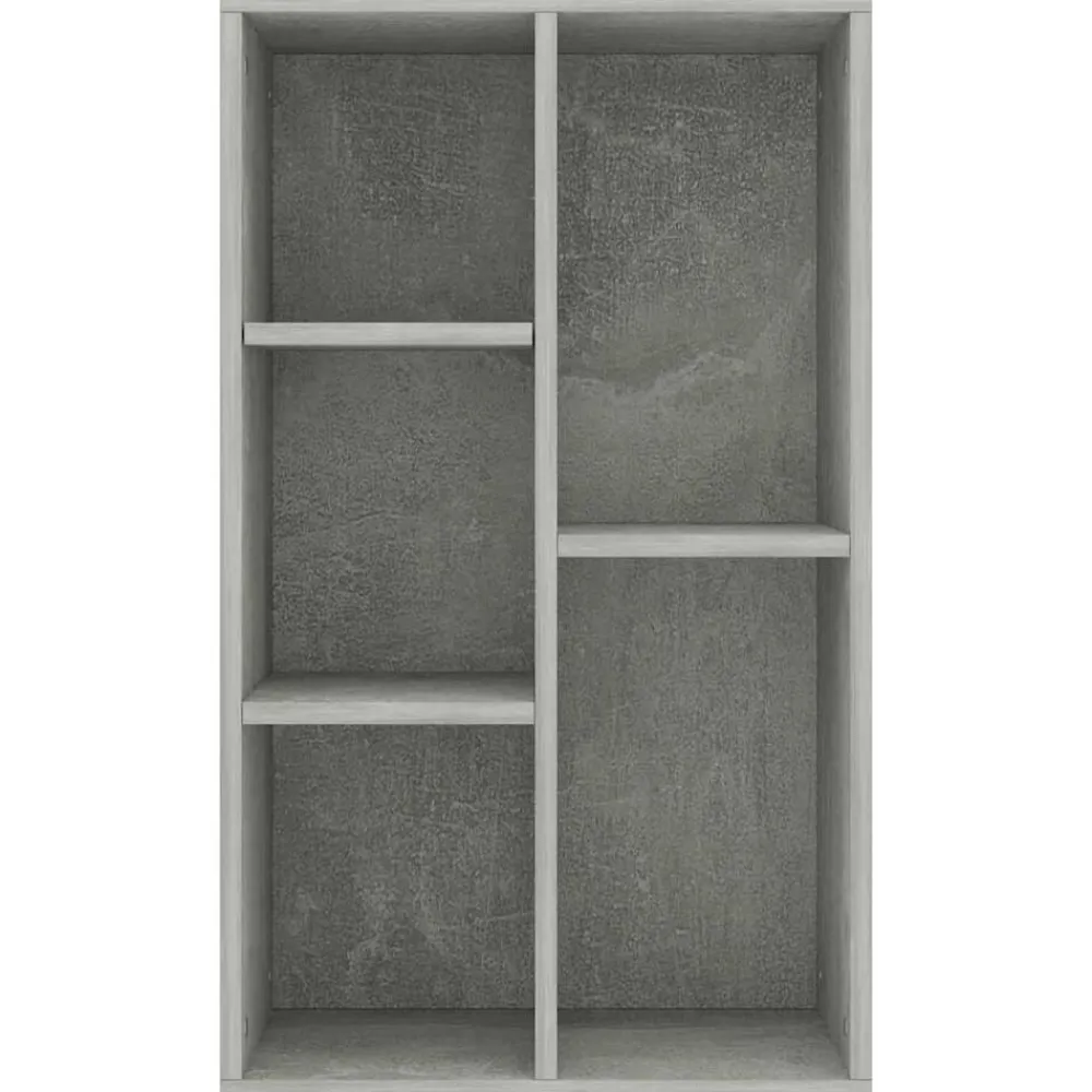 vidaXL Estanterías-Estantería/Aparador madera contrachapada gris 50x25x80 cm