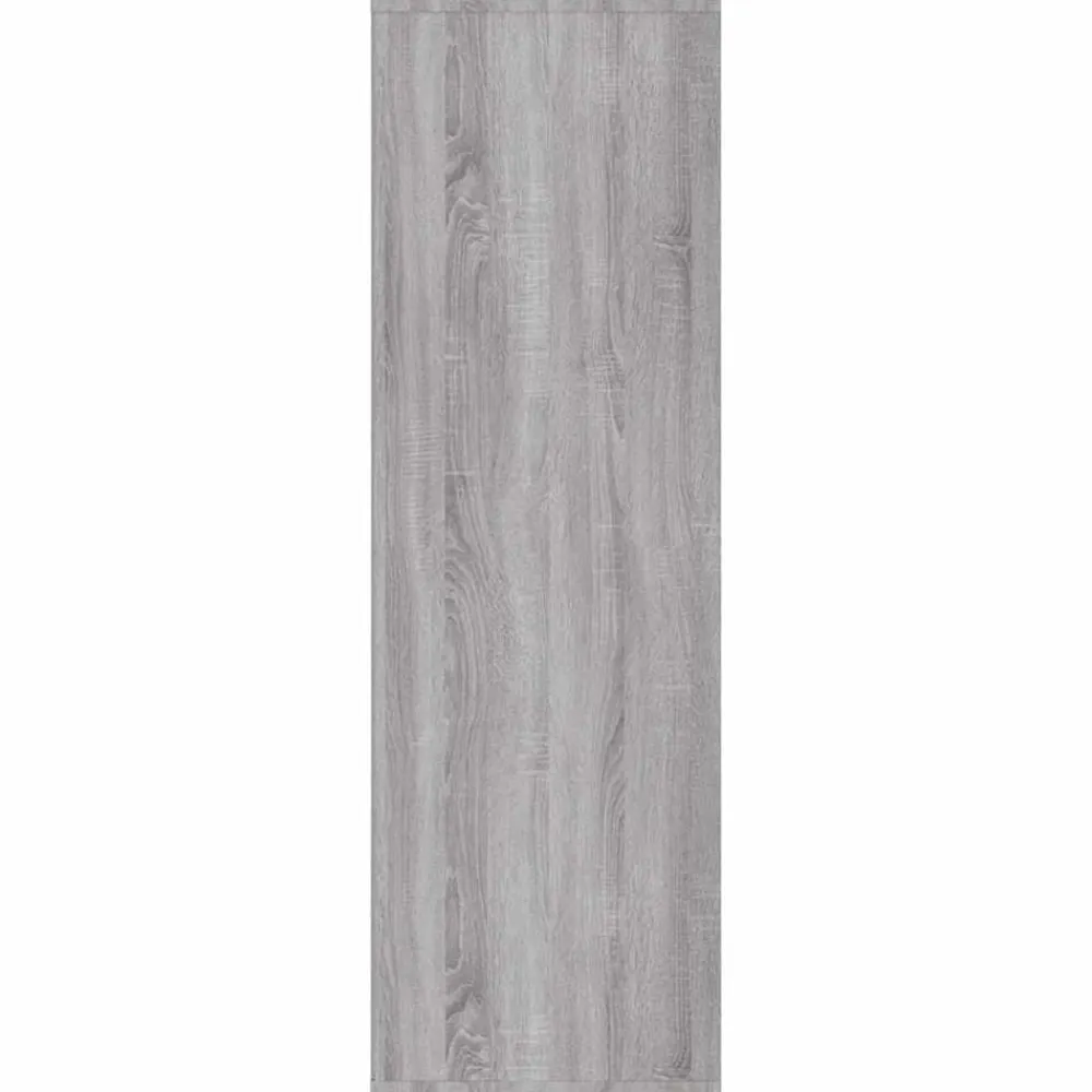 vidaXL Estantería/Aparador madera contrachapada 50x25x80cm Gris sonoma Discount