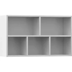 vidaXL Estanterías-Estantería/Aparador madera contrachapada 50x25x80 cm