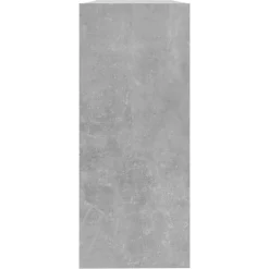 vidaXL Estanterías-Estantería/divisor de espacios gris hormigón 100x30x72 cm