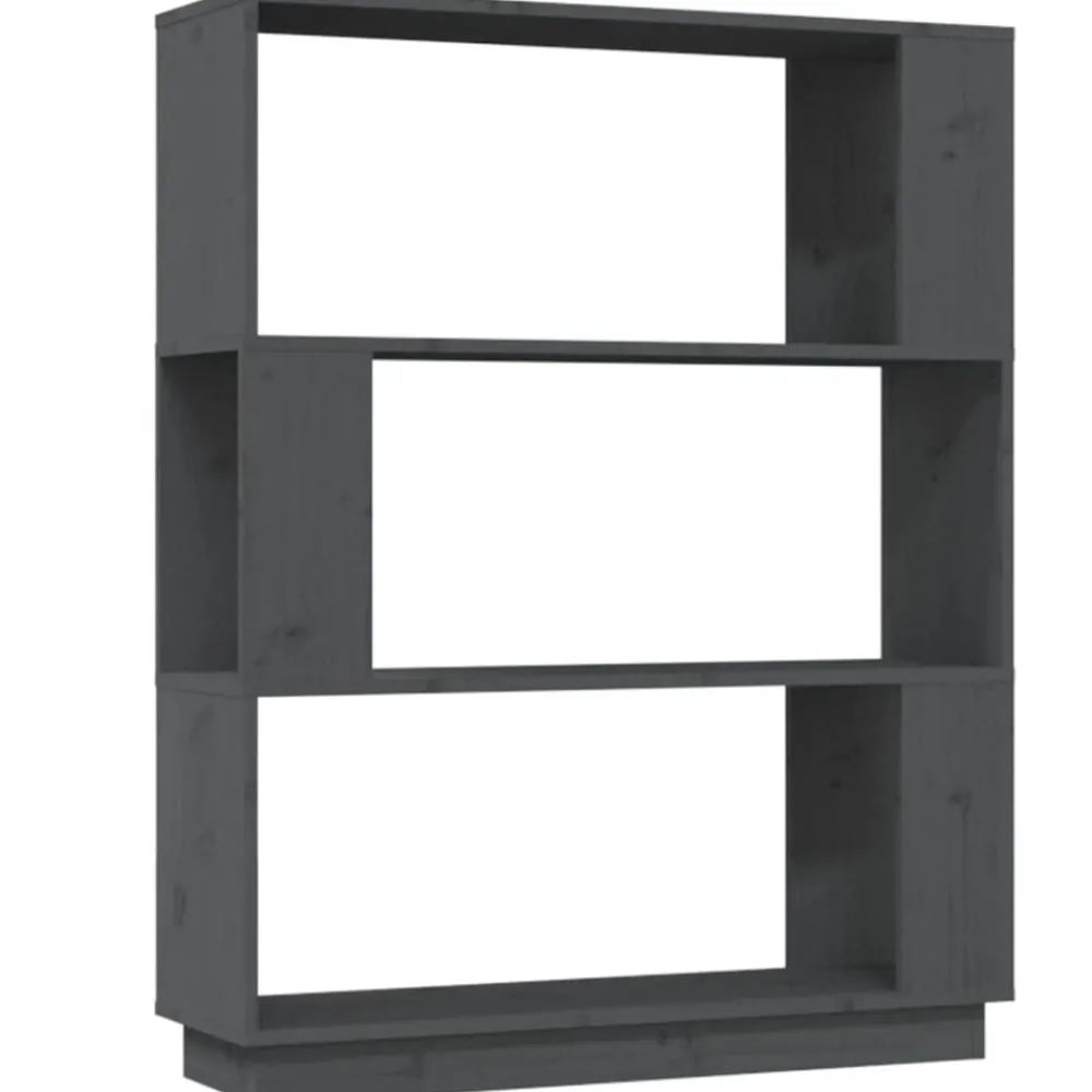 vidaXL Estanterías-Estantería/divisor de espacios madera pino 80x25x101 cm