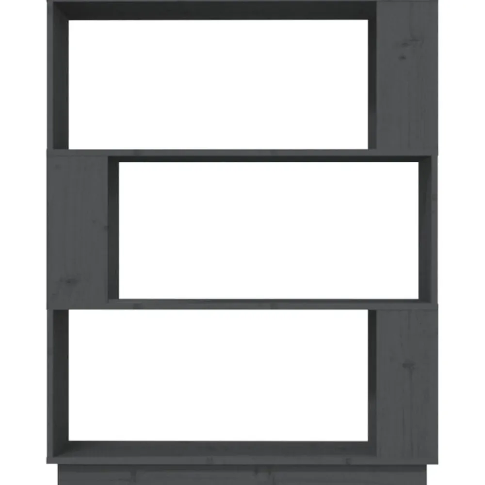 vidaXL Estanterías-Estantería/divisor de espacios madera pino 80x25x101 cm