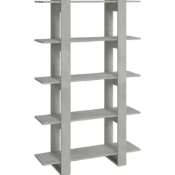 vidaXL Estantería/divisor de espacios gris hormigón 100x30x160 cm Gris hormigón Sale