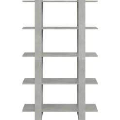 vidaXL Estantería/divisor de espacios gris hormigón 100x30x160 cm Gris hormigón Sale