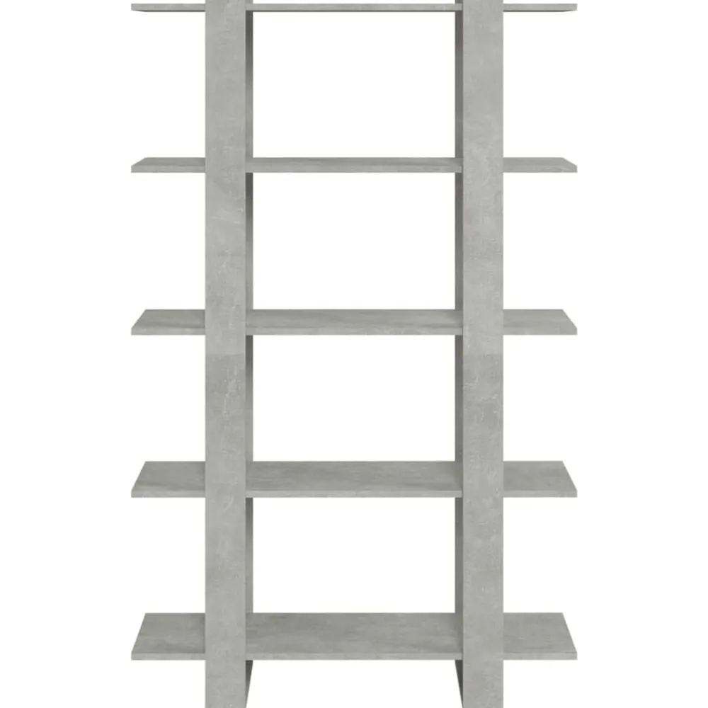 vidaXL Estantería/divisor de espacios gris hormigón 100x30x160 cm Gris hormigón Sale