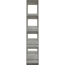 vidaXL Estantería/divisor de espacios gris hormigón 100x30x160 cm Gris hormigón Sale