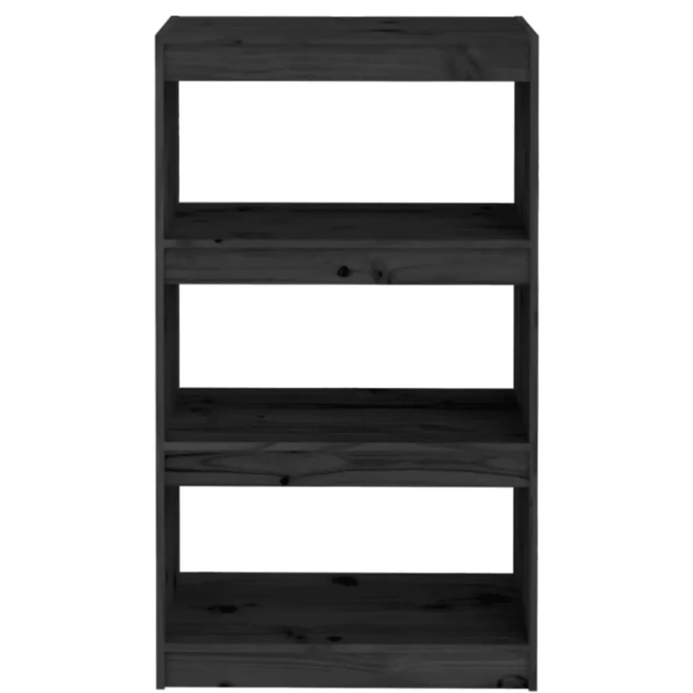 vidaXL Estanterías-Estantería/divisor de espacios madera pino 60x30x103,5 cm