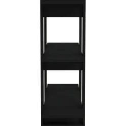 vidaXL Estantería/divisor de espacios 80x30x87 cm Negro Outlet