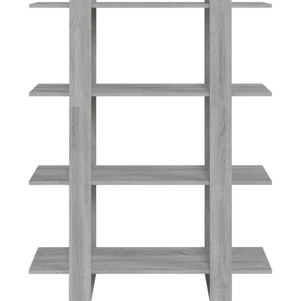 vidaXL Estantería/divisor de espacios 100x30x123,5 cm Gris sonoma Sale