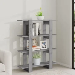 vidaXL Estantería/divisor de espacios 100x30x123,5 cm Gris sonoma Sale