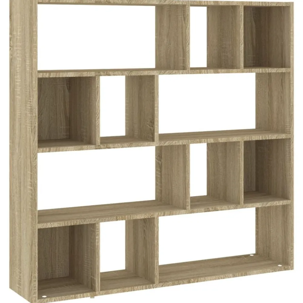 vidaXL Estantería/divisor de espacios 105x24x102 cm Roble Sonoma Clearance