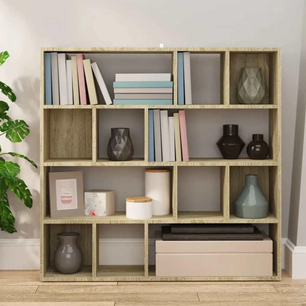 vidaXL Estantería/divisor de espacios 105x24x102 cm Roble Sonoma Clearance