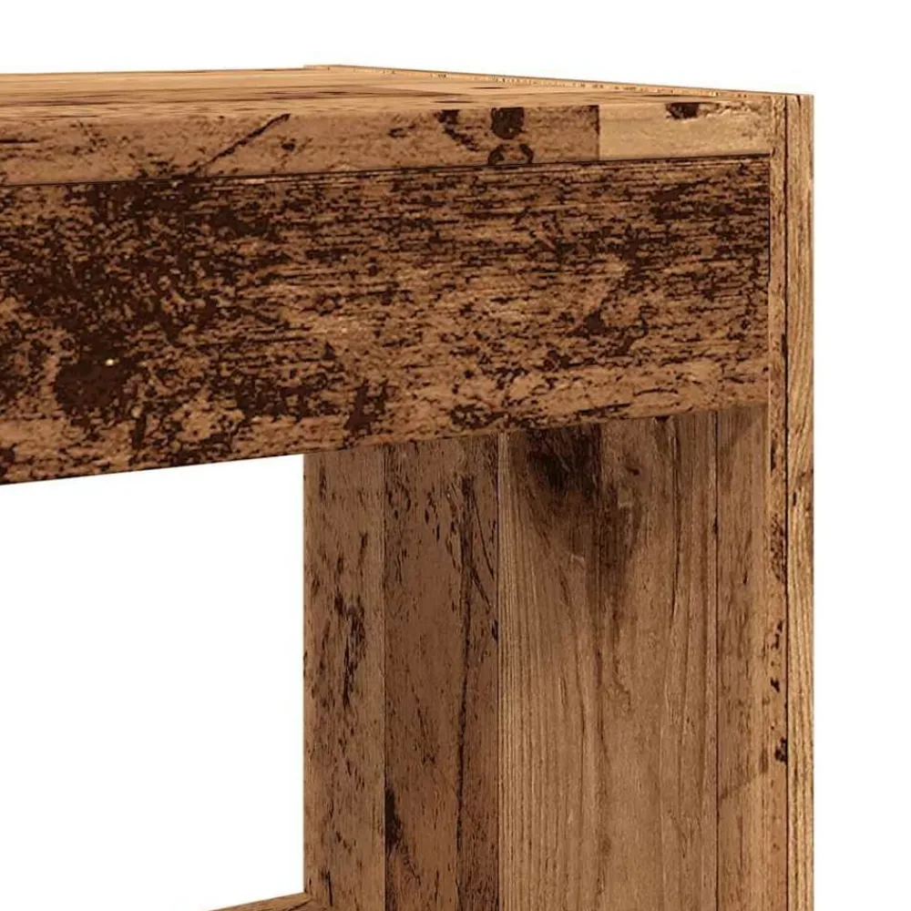 vidaXL Estantería/divisor de espacios 80x30x72 cm Madera antigua Online