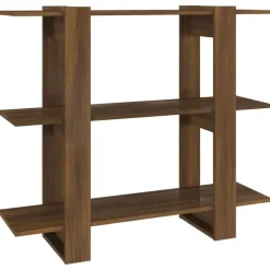 vidaXL Estantería/divisor de espacios roble marrón 100x30x87 cm Marr&oacute;n roble Best