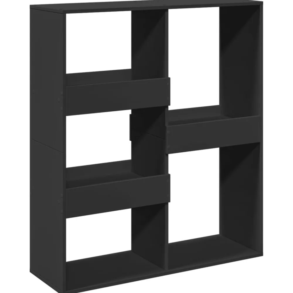 vidaXL Estantería/divisor de espacios 100x33x115 cm Negro Clearance