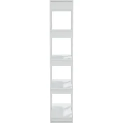 vidaXL Estanterías-Estantería/divisor de espacio madera contrachapada 80x30x160 cm