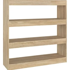 vidaXL Estantería/divisor espacios color roble Sonoma 100x30x103 cm New