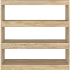 vidaXL Estantería/divisor espacios color roble Sonoma 100x30x103 cm New