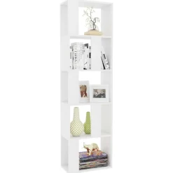 vidaXL Estanterías-Estantería/divisor madera contrachapada 45x24x159 cm