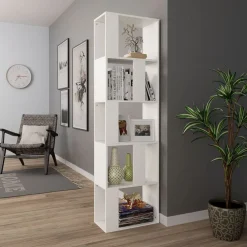 vidaXL Estanterías-Estantería/divisor madera contrachapada 45x24x159 cm