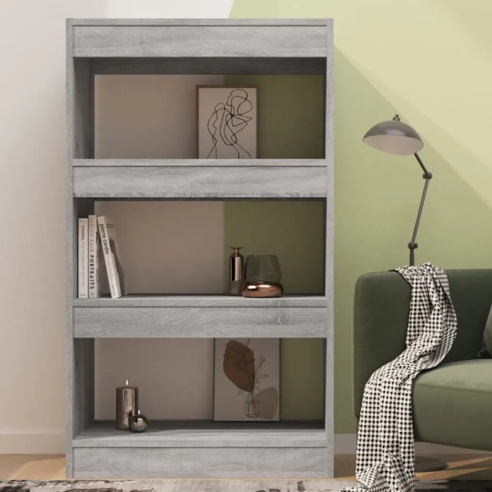 vidaXL Estantería/divisor madera ingeniería 60x30x103 cm Gris sonoma Best