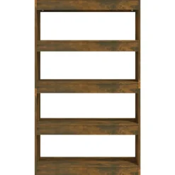 vidaXL Estanterías-Estantería/divisor madera ingeniería 80x30x135 cm