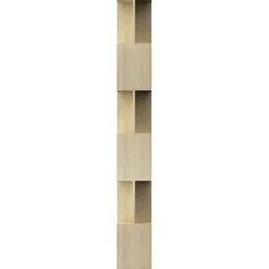 vidaXL Estanterías-Estantería/divisor madera contrachapada color roble 80x24x192cm