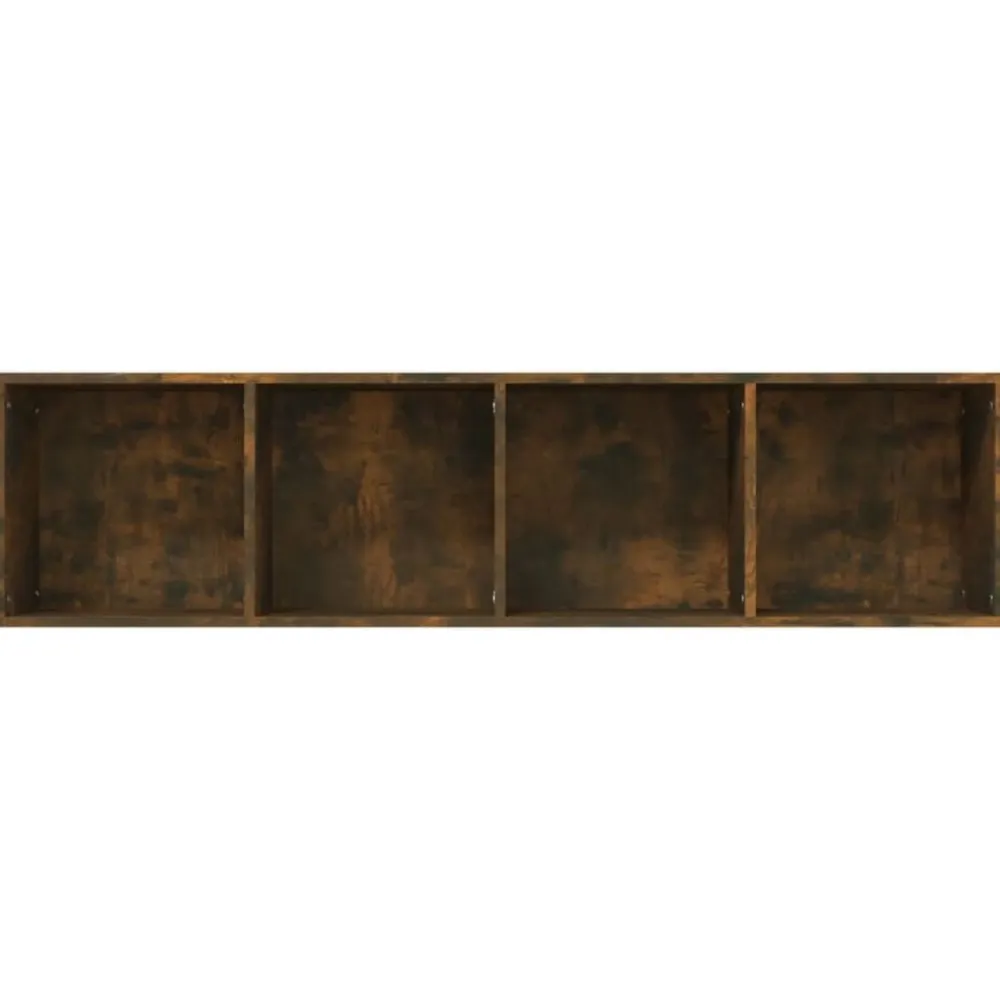 vidaXL Estantería/mueble de TV madera 143x30x36 cm Roble ahumado Best