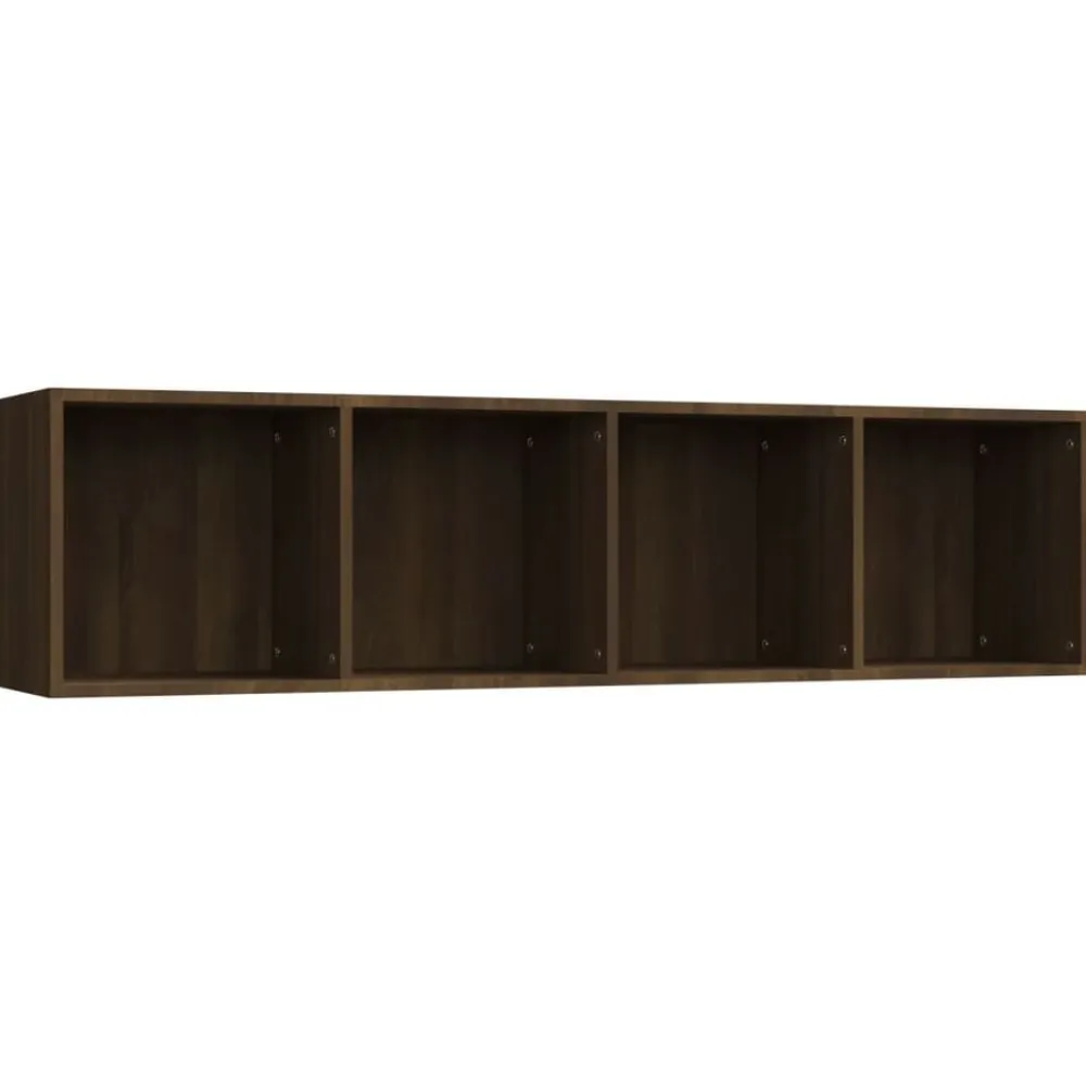 vidaXL Estanterías-Estantería/mueble de TV madera roble marrón 143x30x36 cm