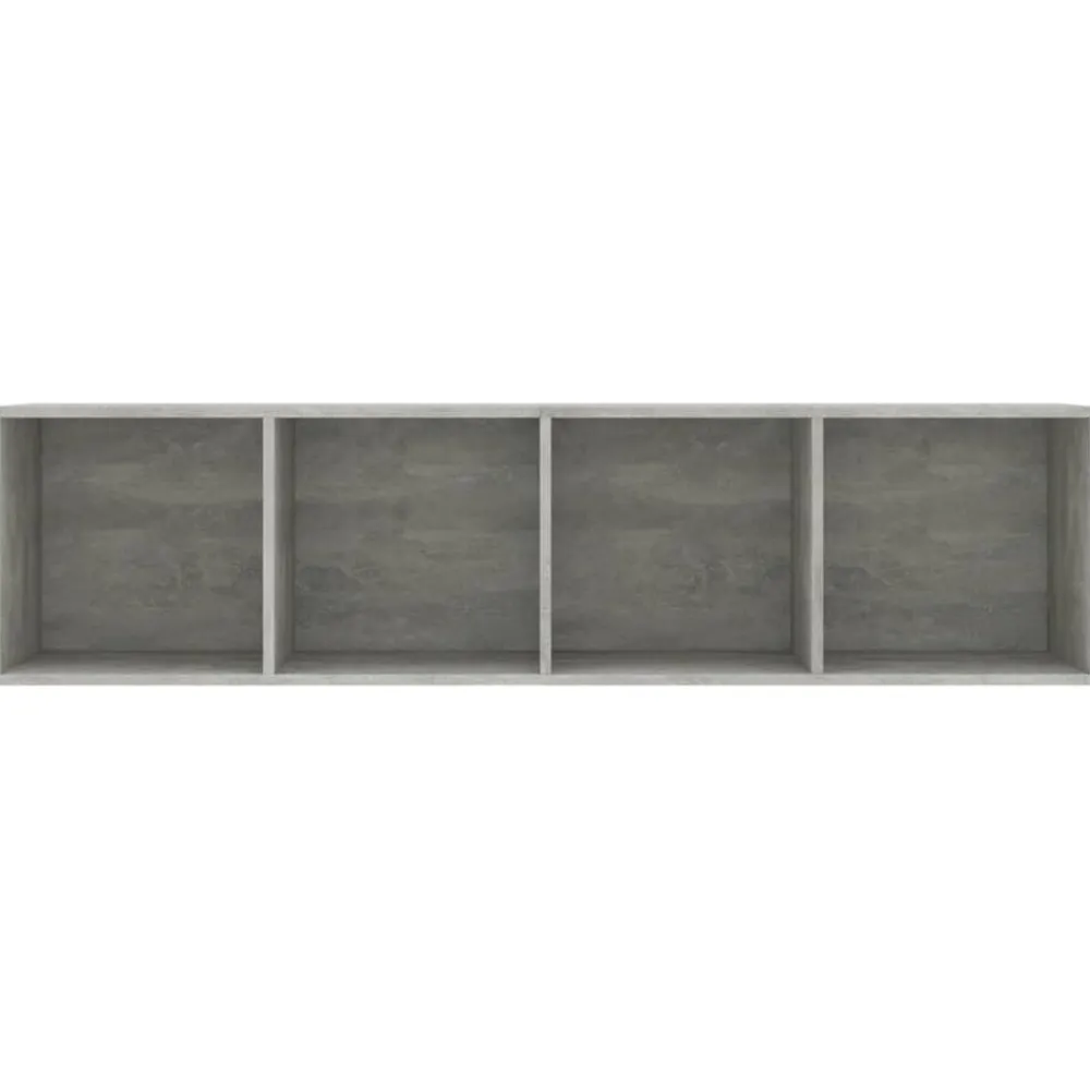 vidaXL Estantería/mueble para TV gris hormigón 143x30x36 cm Gris hormigón Discount