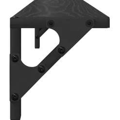 vidaXL Estanterías de pared 2 pcs 60 x 15 x 15,5 cm Roble negro Sale