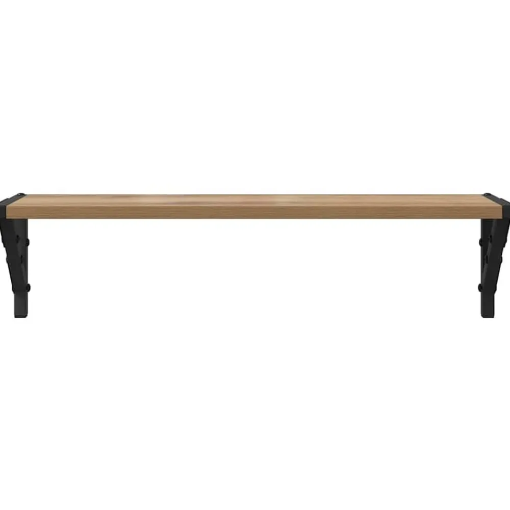 vidaXL Estanterías de pared 2 pcs Roble artesanal 60 x 15 x 15,5 cm Roble artisan