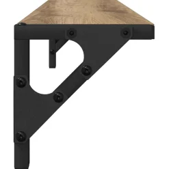 vidaXL Estanterías de pared 2 pcs Roble artesanal 60 x 15 x 15,5 cm Roble artisan