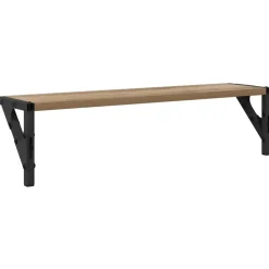 vidaXL Estanterías de pared 2 pcs Roble artesanal 60 x 15 x 15,5 cm Roble artisan