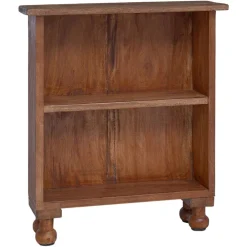 vidaXL Estanterías-Estanterías Marrón 47 x 16 x 55 cm Madera de Caoba Sólida