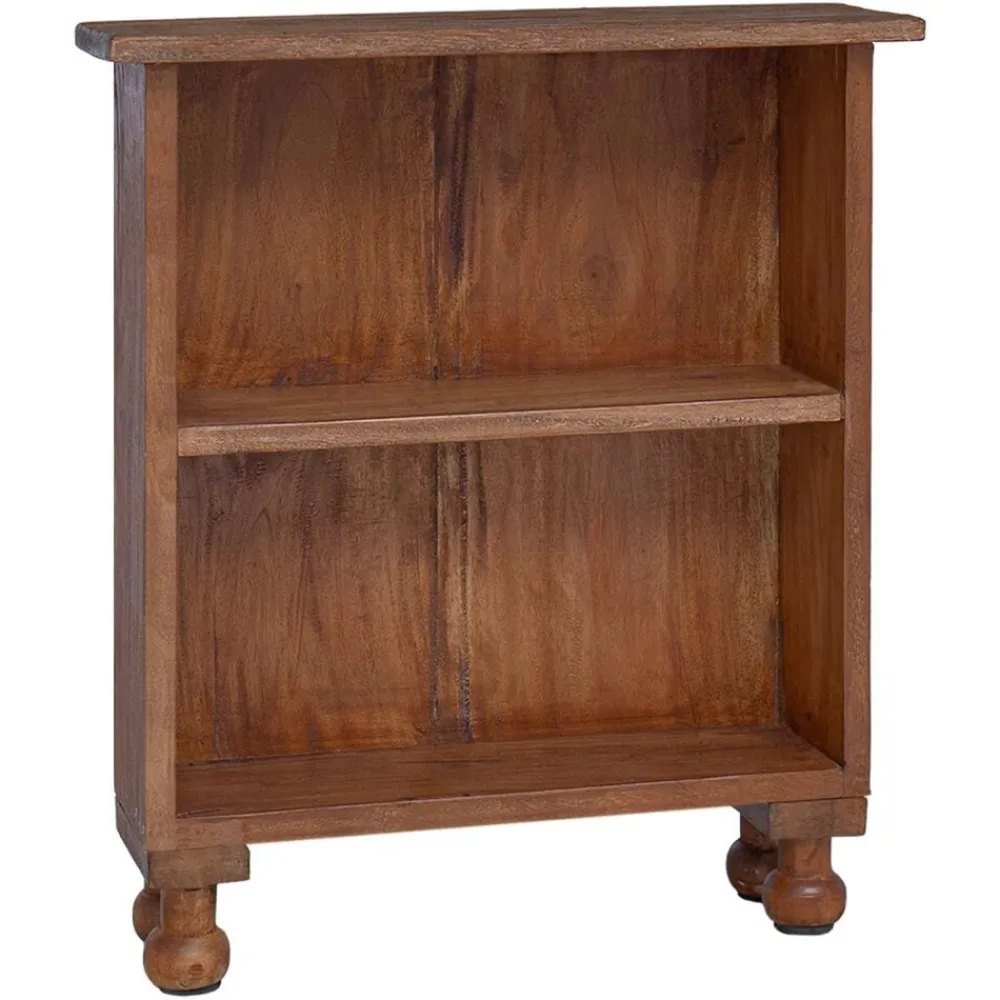 vidaXL Estanterías-Estanterías Marrón 47 x 16 x 55 cm Madera de Caoba Sólida