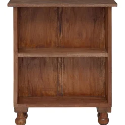 vidaXL Estanterías-Estanterías Marrón 47 x 16 x 55 cm Madera de Caoba Sólida