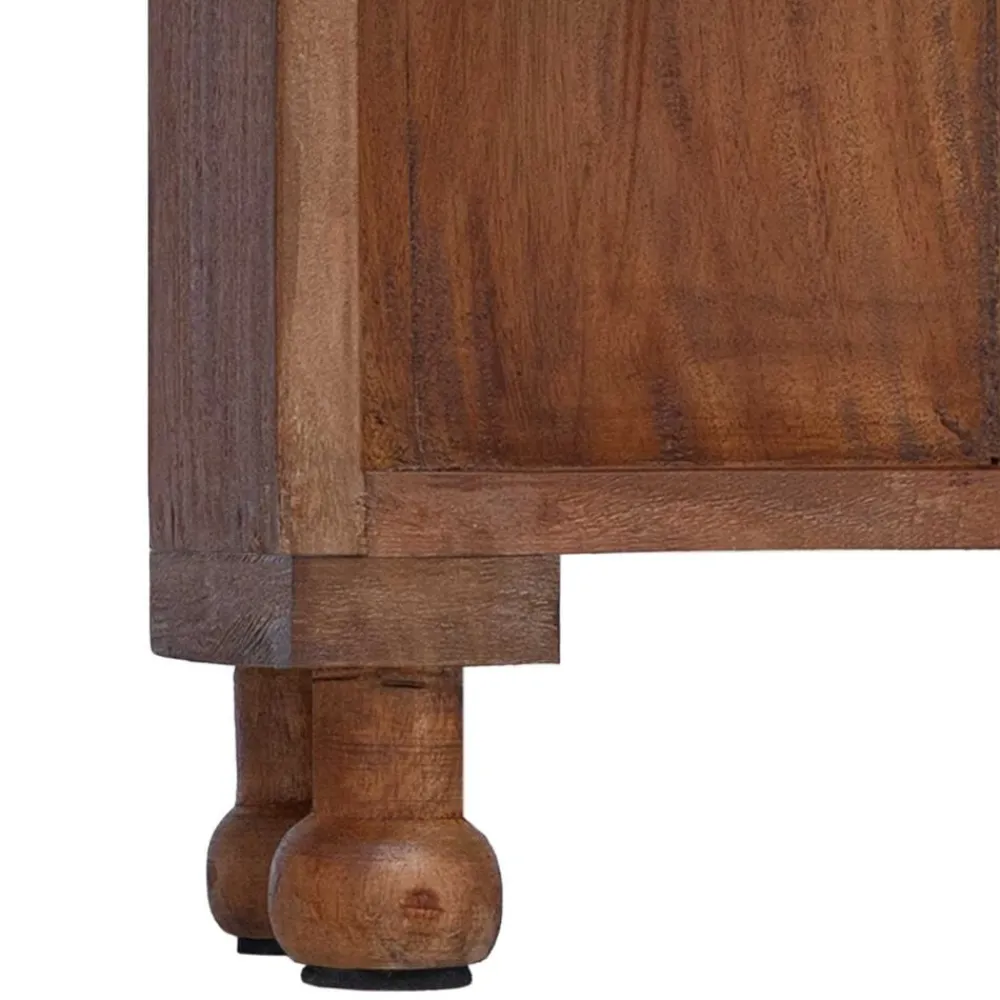 vidaXL Estanterías-Estanterías Marrón 47 x 16 x 55 cm Madera de Caoba Sólida