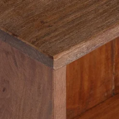 vidaXL Estanterías-Estanterías Marrón 47 x 16 x 55 cm Madera de Caoba Sólida