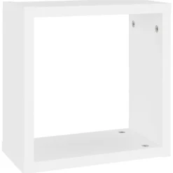 vidaXL Estanterías-Estantes cubo de pared 2 unidades 30x15x30 cm