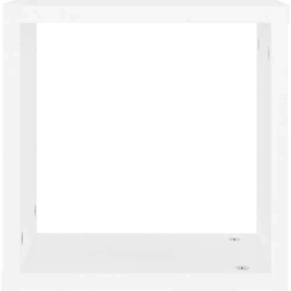 vidaXL Estanterías-Estantes cubo de pared 2 unidades 30x15x30 cm