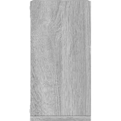 vidaXL Estantes cubo de pared 2 unidades 30x15x30 cm Gris sonoma Outlet