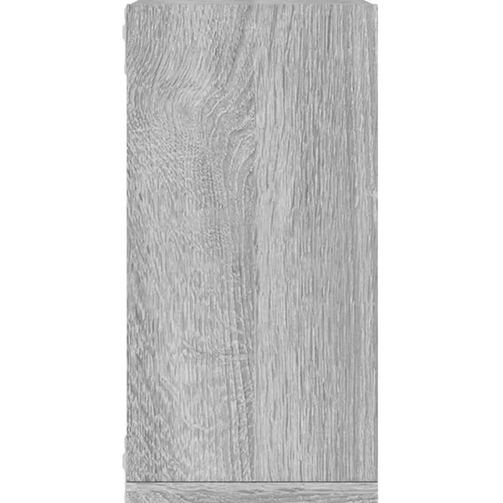 vidaXL Estantes cubo de pared 2 unidades 30x15x30 cm Gris sonoma Outlet