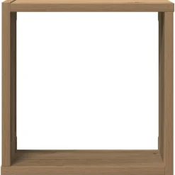vidaXL Estanterías-Estantes cubo de pared 2 uds madera 30x15x30 cm